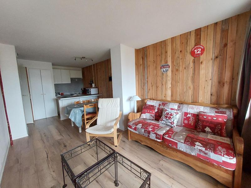 Rent in ski resort 2 room apartment sleeping corner 6 people (012) - Résidence Sextant - Montchavin La Plagne - Living room