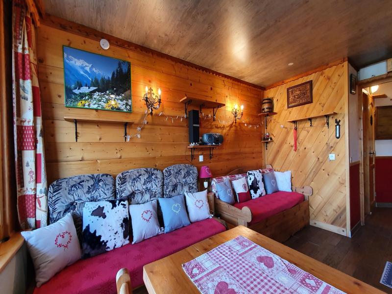 Ski verhuur Appartement 2 kamers 4 personen (105) - Résidence Sextant - Montchavin La Plagne - Woonkamer