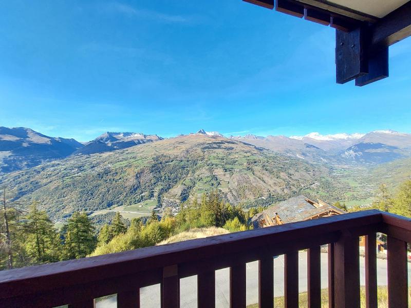 Ski verhuur Appartement 2 kamers 4 personen (304) - Résidence Sextant - Montchavin La Plagne - Balkon