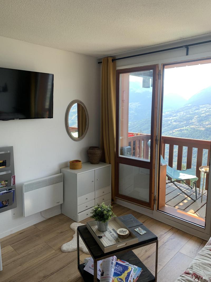 Ski verhuur Appartement 2 kamers 4 personen (304) - Résidence Sextant - Montchavin La Plagne - Woonkamer