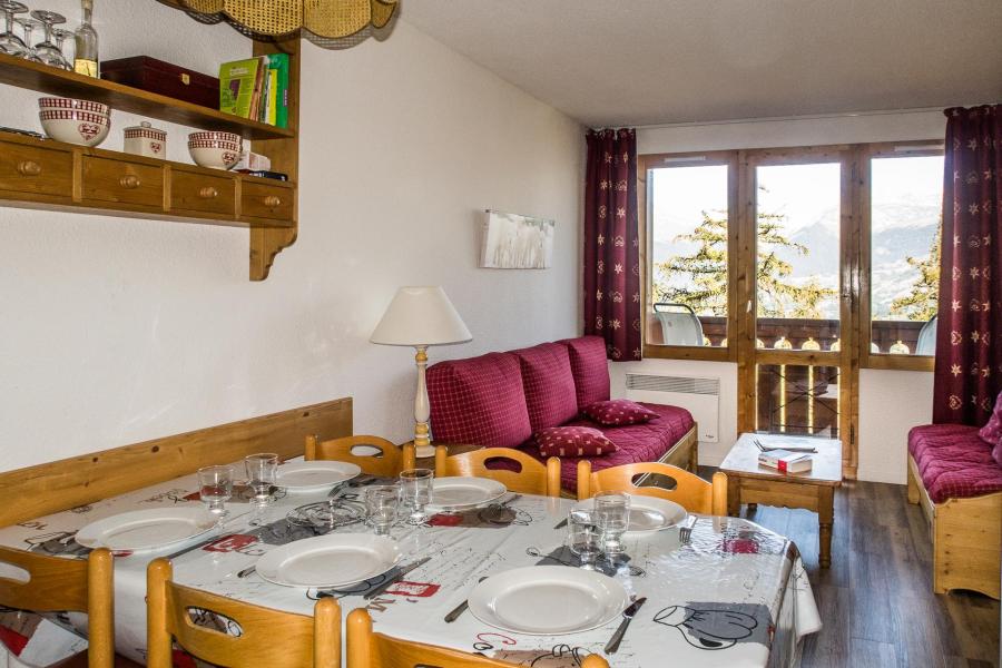 Ski verhuur Appartement 3 kamers 6 personen (110) - Résidence Sextant - Montchavin La Plagne - Woonkamer