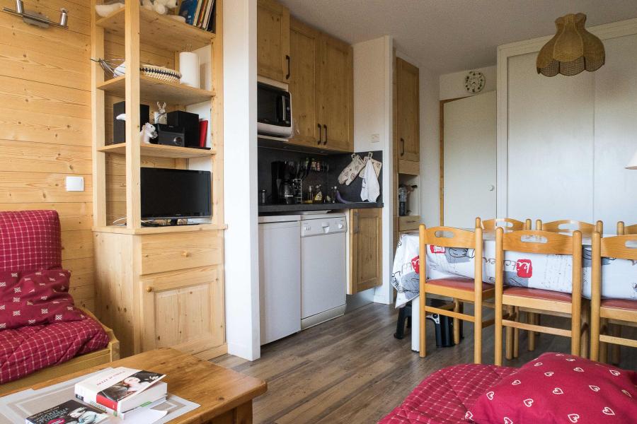 Ski verhuur Appartement 3 kamers 6 personen (110) - Résidence Sextant - Montchavin La Plagne - Woonkamer