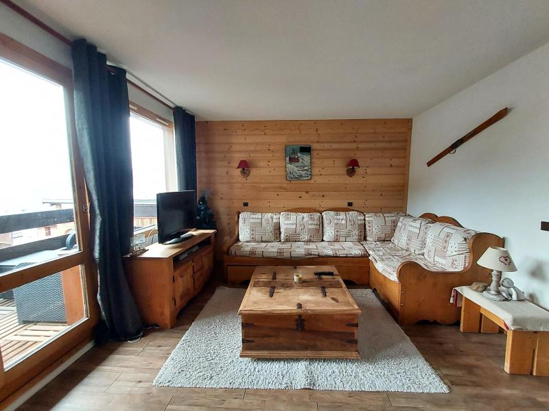 Rent in ski resort 2 room apartment 5 people (046) - Résidence Trompe l'Oeil - Montchavin La Plagne - Living room