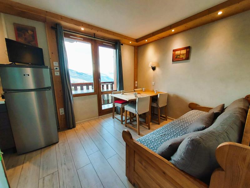 Ski verhuur Appartement 2 kamers 4 personen (021) - Résidence Trompe l'Oeil - Montchavin La Plagne - Woonkamer