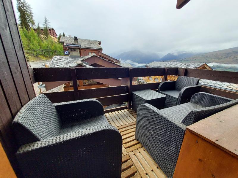 Location au ski Appartement 2 pièces 5 personnes (046) - Résidence Trompe l'Oeil - Montchavin La Plagne - Balcon