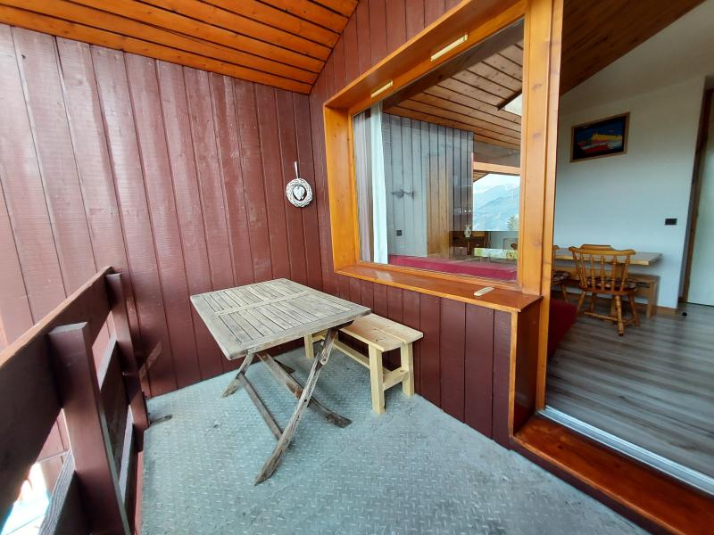 Location au ski Studio 4 personnes (013) - Résidence Trompe l'Oeil - Montchavin La Plagne - Balcon