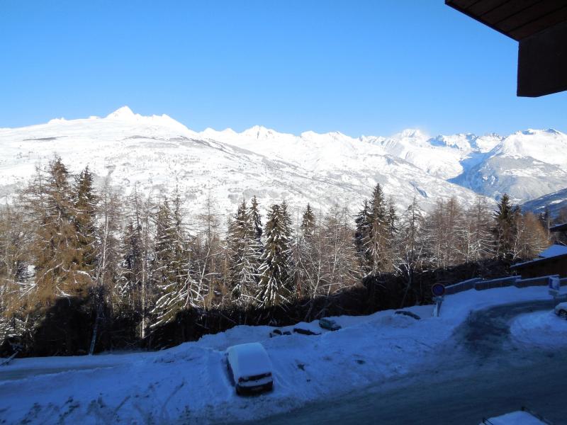 Location au ski Studio 4 personnes (013) - Résidence Trompe l'Oeil - Montchavin La Plagne - Balcon