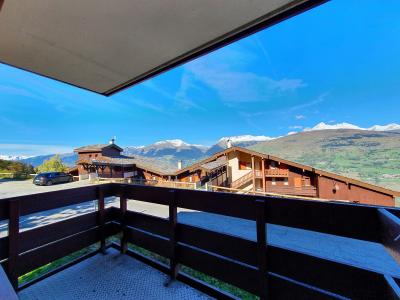 Location au ski Studio 2 personnes (015) - La Résidence Equerre - Montchavin La Plagne - Terrasse