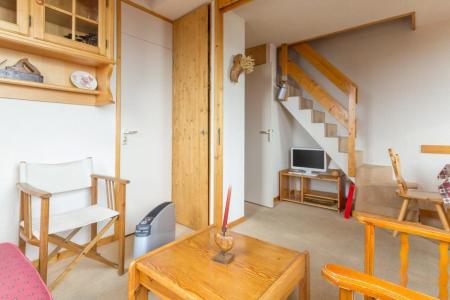 Ski verhuur Appartement duplex 2 kamers 6 personen (21) - La Résidence l'Equerre - Montchavin La Plagne - Woonkamer