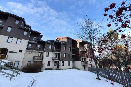 Urlaub in den Bergen La Résidence le Crey - Montchavin La Plagne - Draußen im Winter