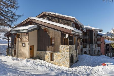 Location au ski Studio 4 personnes (027) - La Résidence les Pentes - Montchavin La Plagne - Extérieur hiver