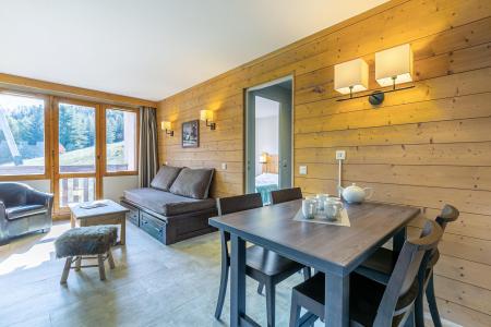 Ski verhuur Appartement 2 kamers bergnis 5 personen (206) - Résidence la Marelle - Montchavin La Plagne - Woonkamer