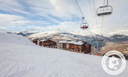 Wynajem na narty Résidence la Marelle et Le Rami - Maeva Home - Montchavin La Plagne - Zima na zewnątrz