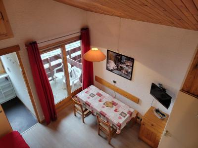 Ski verhuur Appartement 2 kamers 5 personen (35) - Résidence le 1er Dé - Montchavin La Plagne - Woonkamer