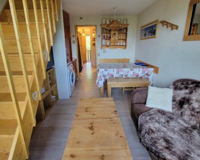 Rent in ski resort 3 room duplex apartment cabin 6 people (406) - Résidence le Bilboquet - Montchavin La Plagne - Living room