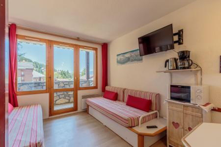 Skiverleih Résidence le Dé 4 - Montchavin La Plagne - Wohnzimmer