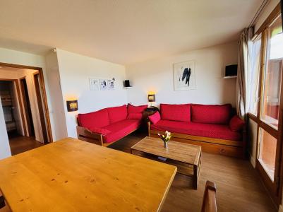 Ski verhuur Appartement 3 kamers 6 personen (006) - Résidence le Domino - Montchavin La Plagne - Woonkamer