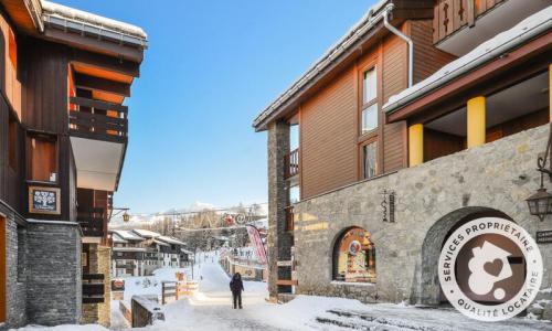 Skiverleih Résidence le Hameau du Sauget - MH - Montchavin La Plagne - Draußen im Winter