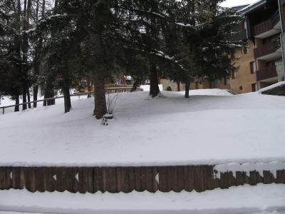 Location au ski Studio 4 personnes (001) - Résidence le Zig Zag - Montchavin La Plagne - Terrasse