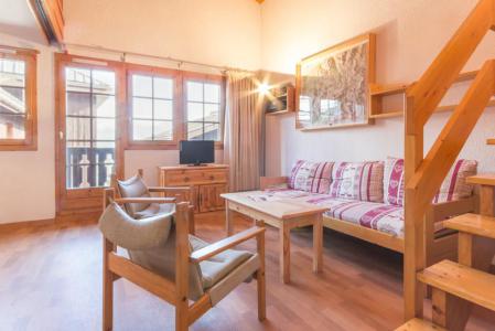 Rent in ski resort 3 room mezzanine apartment 8 people (20) - Résidence Porte de Montchavin - Montchavin La Plagne - Living room