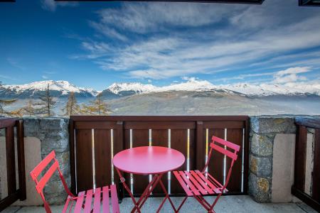 Rent in ski resort 2 room apartment 5 people (107) - Résidence Sextant - Montchavin La Plagne - Terrace