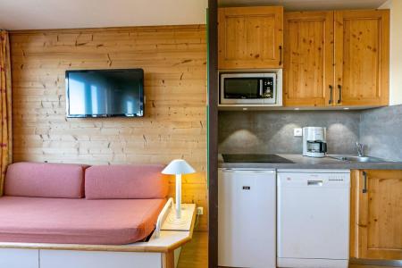 Skiverleih Studio Schlafnische 4 Personen (315) - Résidence Sextant - Montchavin La Plagne - Wohnzimmer