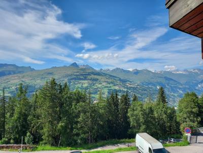 Ski verhuur Studio 4 personen (013) - Résidence Trompe l'Oeil - Montchavin La Plagne - Balkon