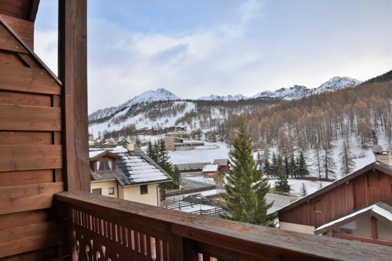 Аренда на лыжном курорте Апартаменты дуплекс 3 комнат 8 чел. - Chalet de la source - Montgenèvre - зимой под открытым небом