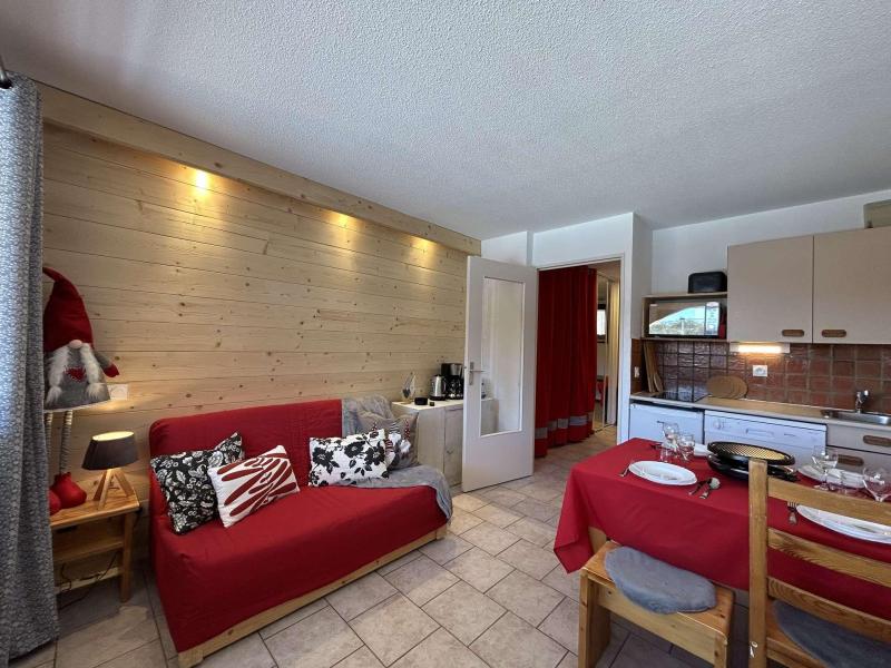 Ski verhuur Studio bergnis 4 personen (F105) - La Résidence Ferme d'Augustin - Montgenèvre - Woonkamer