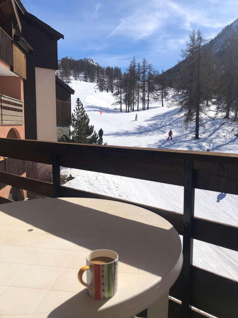 Location au ski Appartement duplex 2 pièces coin montagne 6 personnes (110-D18) - La Résidence la Ferme d'Augustin - Montgenèvre - Balcon