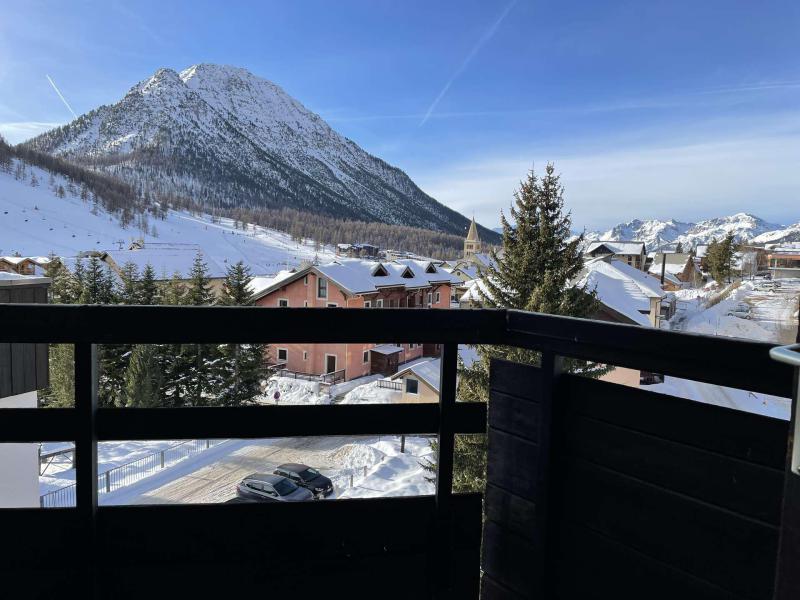 Soggiorno sugli sci Studio per 2 persone (GEY141) - La Résidence la Loubatière - Montgenèvre - Balcone