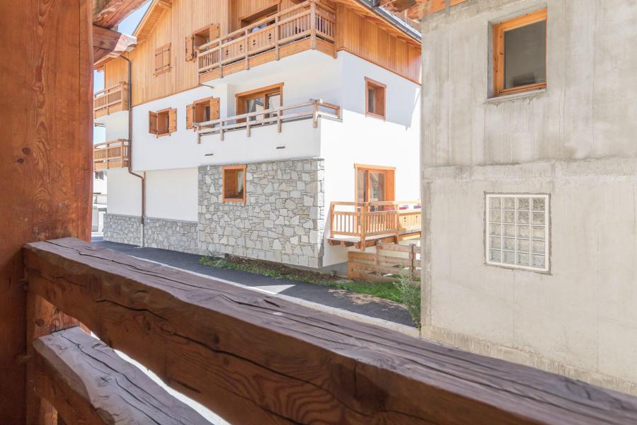 Skiverleih Studio Schlafnische 4 Personen (RICOSS) - La Résidence la Tourmente - Montgenèvre - Terrasse