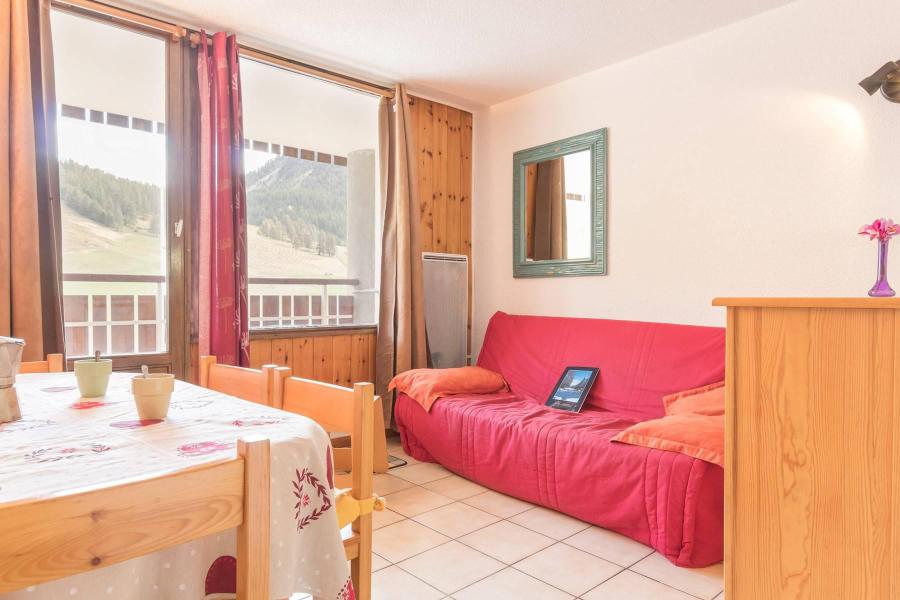 Ski verhuur Appartement 2 kamers bergnis 4 personen (AMB101) - La Résidence le Golf - Montgenèvre - Woonkamer