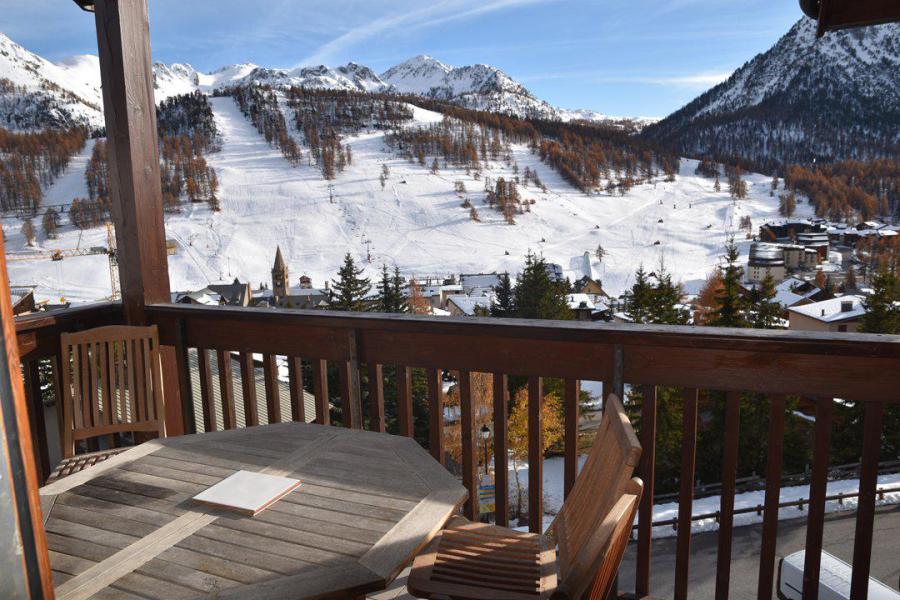 Ski verhuur Appartement 4 kamers 8 personen (19) - La Résidence Le Parthénon - Montgenèvre - Balkon