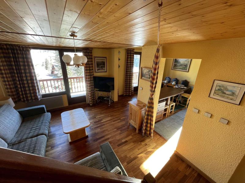 Ski verhuur Appartement 4 kamers mezzanine 8 personen (640-202) - La Résidence le Picamont - Montgenèvre - Woonkamer