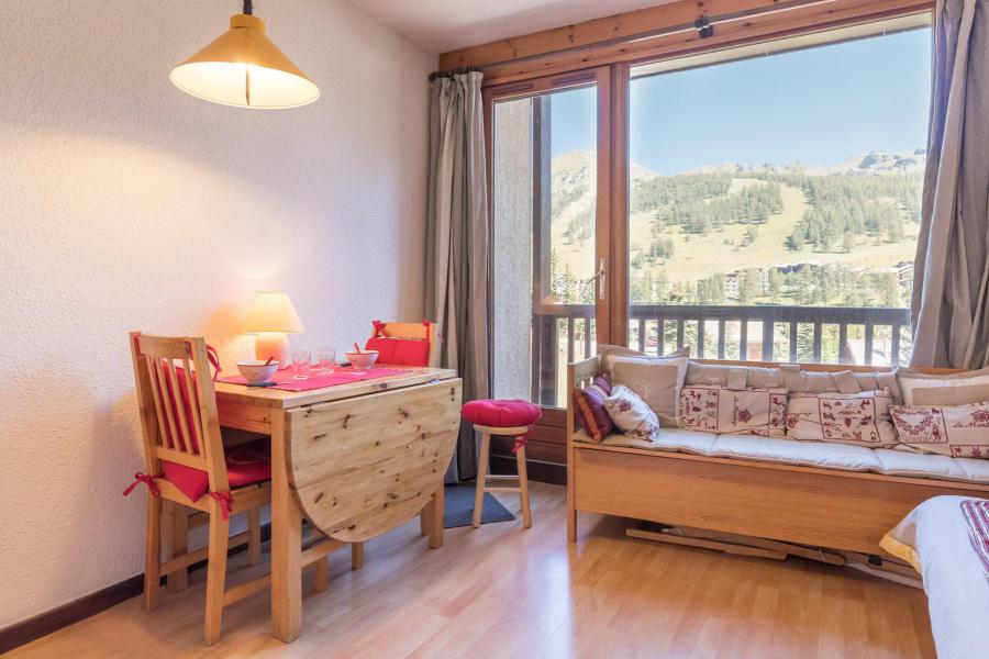 Ski verhuur Studio bergnis 3 personen (BRU203) - La Résidence le Picamont - Montgenèvre - Woonkamer