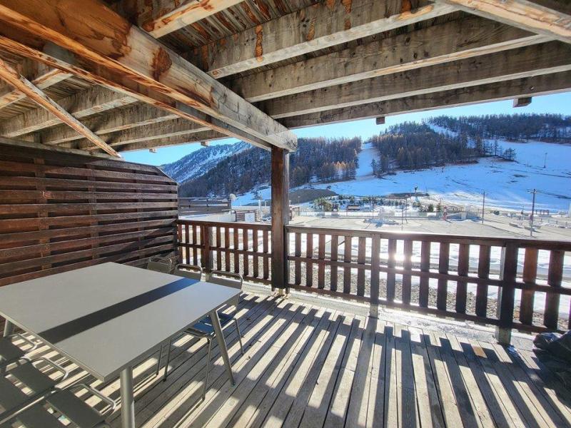 Rent in ski resort 2 room apartment 4 people (NG10) - La Résidence Neige et Golf - Montgenèvre - Terrace