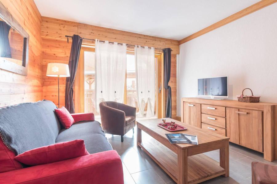 Rent in ski resort 4 room apartment 6 people (VINB01) - Le Chalet du Janus - Montgenèvre - Living room