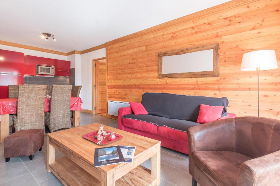 Rent in ski resort 4 room apartment 6 people (VINB01) - Le Chalet du Janus - Montgenèvre - Living room