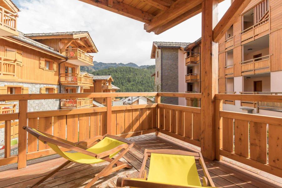 Skiverleih 4-Zimmer-Appartment für 6 Personen (VINB01) - Le Chalet du Janus - Montgenèvre - Terrasse