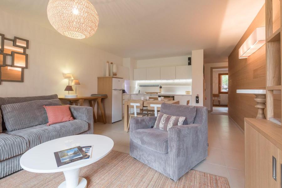 Rent in ski resort 4 room apartment 6 people (MANOMA) - Les Granges de Caterina - Montgenèvre - Living room