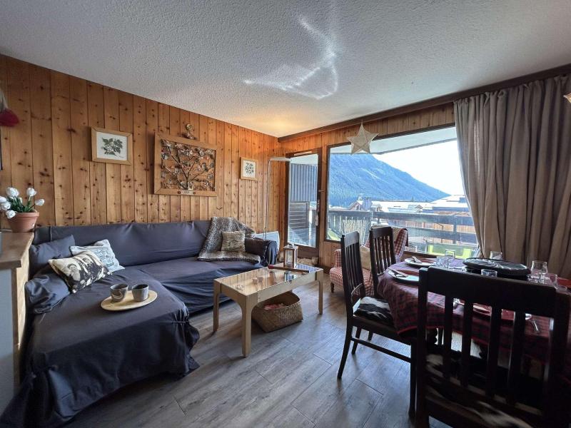 Ski verhuur Appartement 3 kamers 6 personen (D451) - Résidence Chamoisière - Montgenèvre - Woonkamer