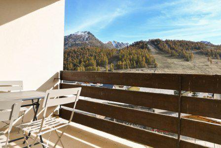 Rent in ski resort 3 room apartment 8 people - Résidence l'Alpet - Montgenèvre - Balcony
