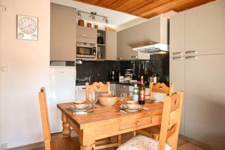 Ski verhuur Studio 4 personen (2) - Résidence l'Alpet - Montgenèvre - Woonkamer