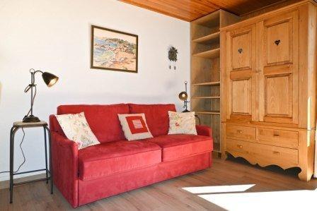 Ski verhuur Studio 4 personen (2) - Résidence l'Alpet - Montgenèvre - Woonkamer