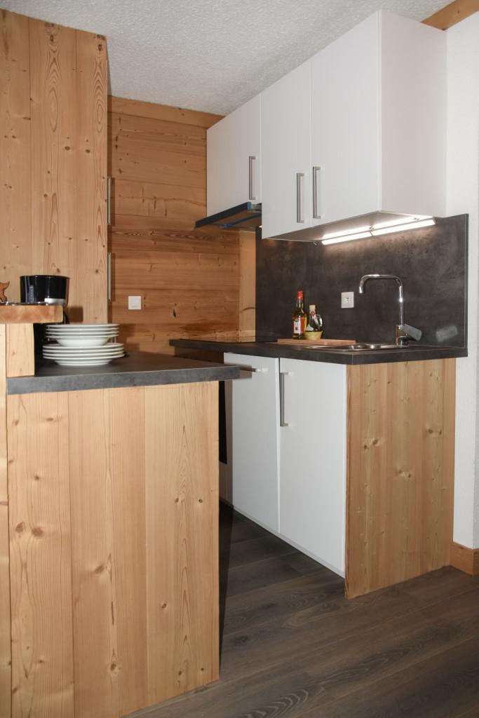 Wynajem na narty Apartament 3 pokojowy 5 osób (A215) - Résidence la Chamoisière - Montgenèvre - Aneks kuchenny