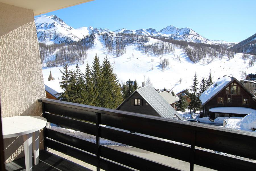 Location au ski Studio coin nuit 4 personnes (MORRA) - Résidence la Durance - Montgenèvre - Balcon