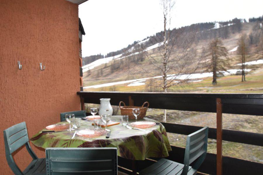 Ski verhuur Appartement 2 kamers 4 personen (B38) - Résidence la Ferme d'Augustin - Montgenèvre - Balkon