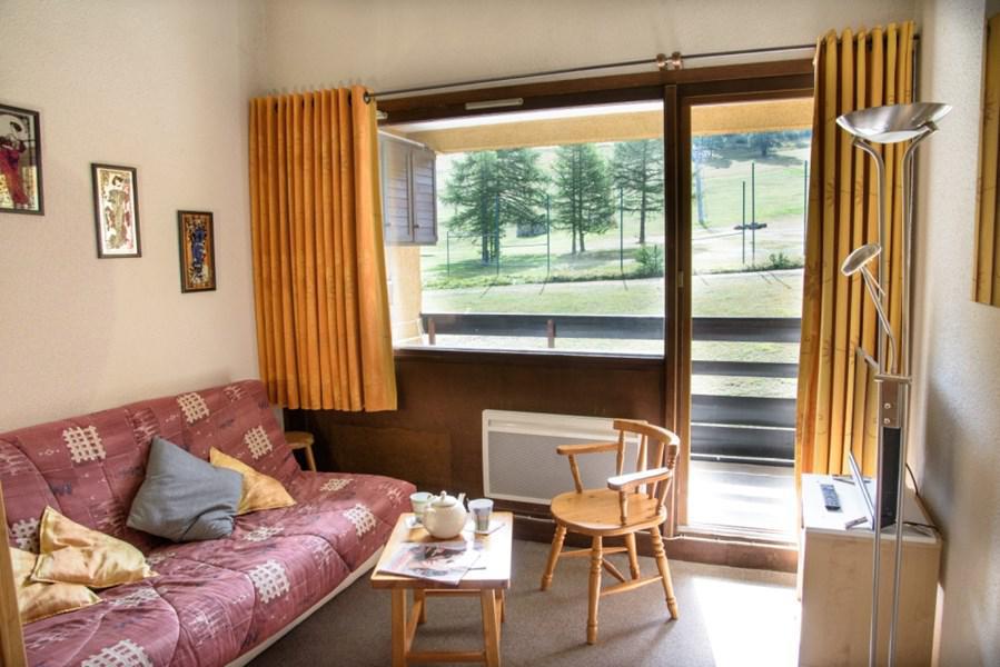 Ski verhuur Appartement duplex 3 kamers 6 personen (B40) - Résidence la Ferme d'Augustin - Montgenèvre - Woonkamer