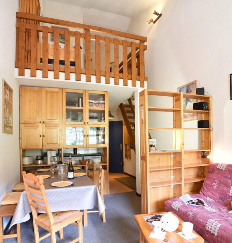 Ski verhuur Appartement duplex 3 kamers 6 personen (B40) - Résidence la Ferme d'Augustin - Montgenèvre - Woonkamer